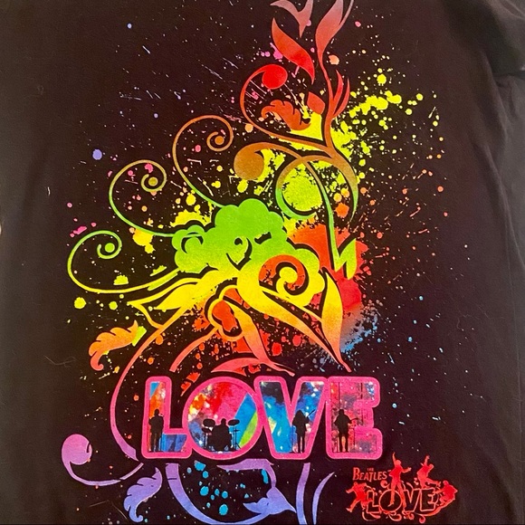 The Beatles Love Cirque De Soleil Shirt - Picture 2 of 8